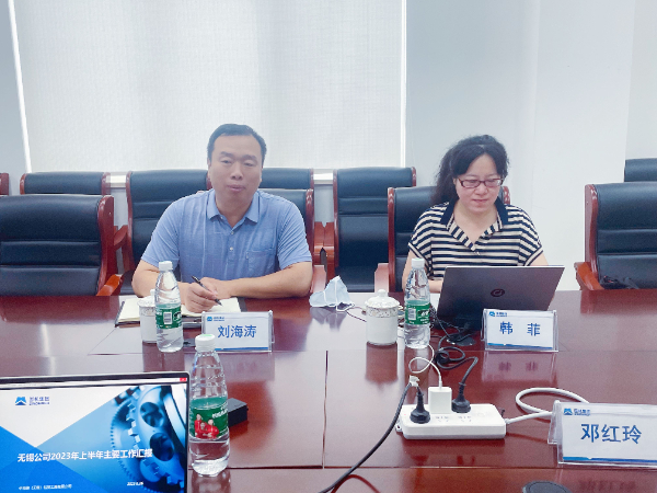 黨委副書記、總經理劉海濤赴無錫公司開展主題教育調研